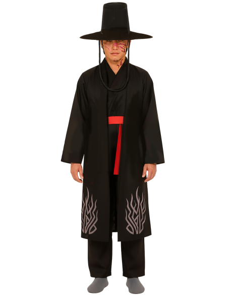 Déguisement Démon Noir Homme – Style K-Pop Dark & Élégance Asiatique