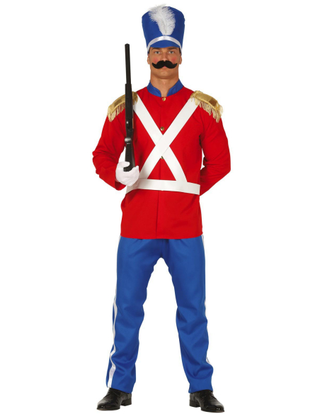 Déguisement Soldat de bois / Toy Soldier homme – l’icône de Noël (taille L)