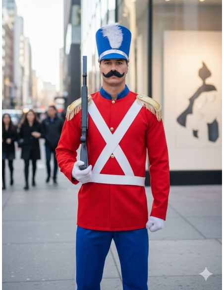 Déguisement Soldat de bois / Toy Soldier homme – l’icône de Noël (taille L)