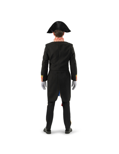 Costume Napoléon Bonaparte Homme – Veste d’Apparat Premier Empire avec Écharpe Tricolore
