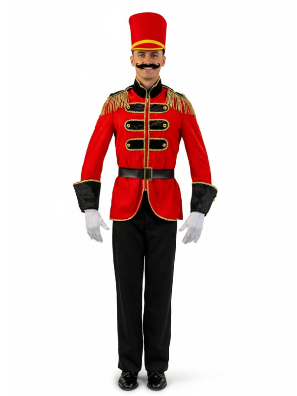Costume Soldat Casse-Noisette Homme – Veste Rouge et Or Noël