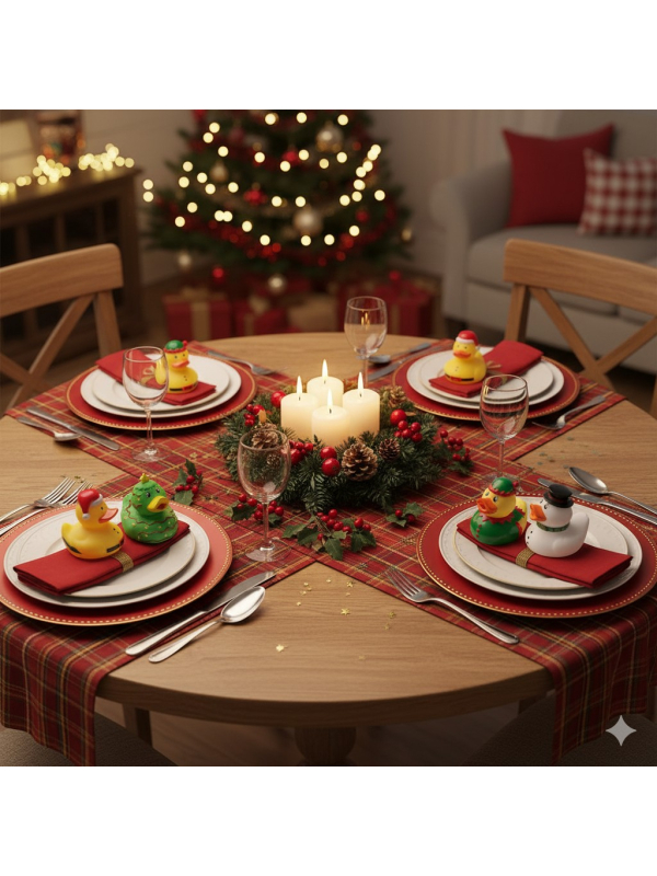 Canard de Noël – Modèle aléatoire déco ou cadeau rigolo
