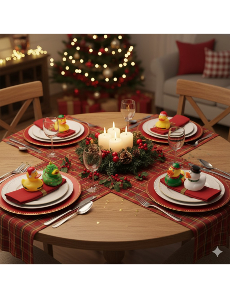 Canard de Noël – Modèle aléatoire déco ou cadeau rigolo