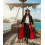 Manteau de pirate homme – Qualité luxe, doublé satin rouge (M à XL)