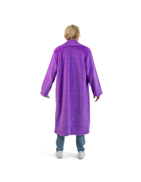 manteau violet carnaval de dunkerque fausse fourrure mixte homme femme Déguiz-Fêtes