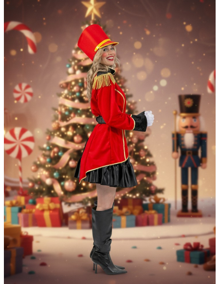 Costume Majorette / Casse-Noisette Femme – Veste rouge et ceinture
