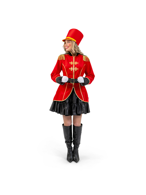 Costume Majorette / Casse-Noisette Femme – Veste rouge et ceinture