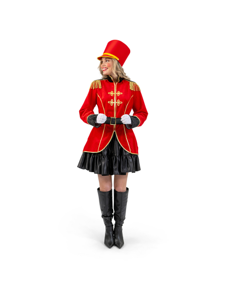 Costume Majorette / Casse-Noisette Femme – Veste rouge et ceinture