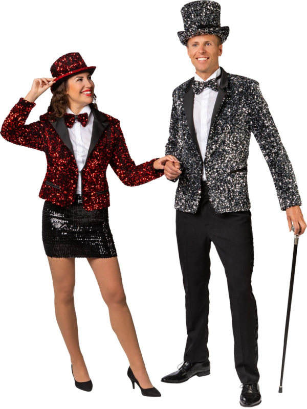 Veste homme à paillettes argent – Élégance, fête et style scintillant