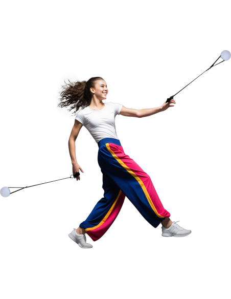 Balle de danse multicolore LED 7 cm – Accessoire lumineux pour chorégraphie, festival & spectacle