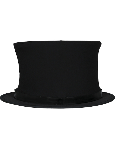Chapeau haut-de-forme pliable noir – Gibus/claque adulte