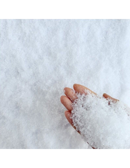 Fausse neige 74 g – Neige décorative réaliste pour Noël, vitrines et scènes féeriques