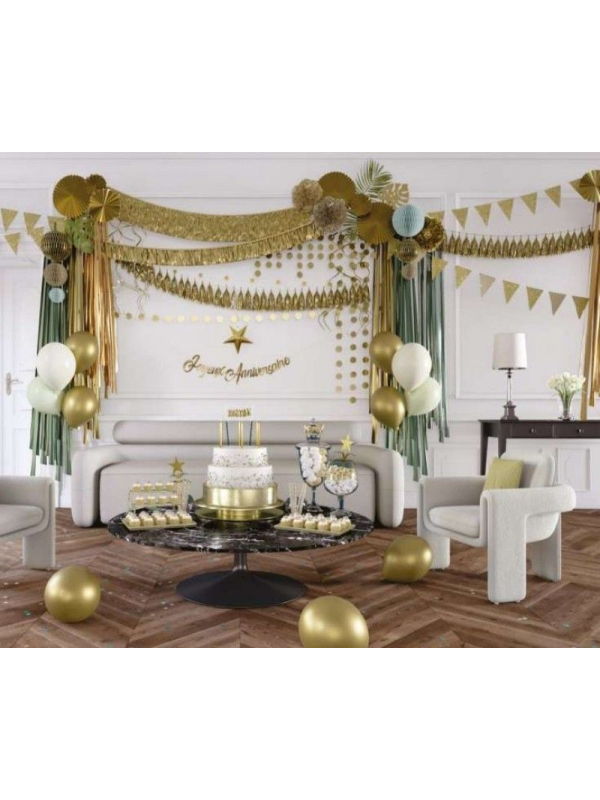 Guirlande cheveux d’anges or 25 cm x 2 m – Brillance et élégance pour Noël