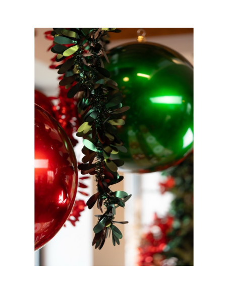 Guirlande de Noël vert mat – 2,7 m (qualité pro, légère)
