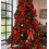 Guirlande de Noël rouge mat – 2,7 m (qualité pro, légère)