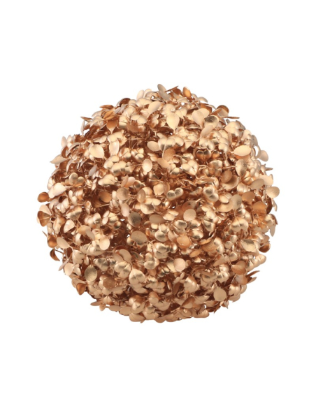 Boule de buis or mat Ø18 cm – élégance premium & symbolique porte-bonheur