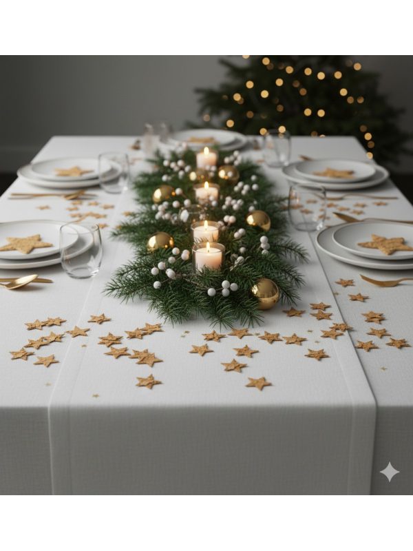 24 étoiles écorce de bois or mat – 5,4 cm (lot déco & DIY)