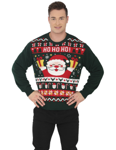 Pull de Noël homme “HO HO HO!” – Kitsch stylé, esprit d’équipe garanti 2