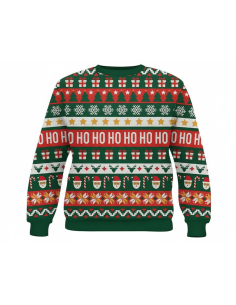 Pull de Noël enfant “HO HO HO!” – Mixte, doux et prêt pour la photo 2