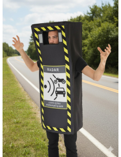 Déguisement Radar Automatique pour Homme – Humour Contrôle Visuel XXL