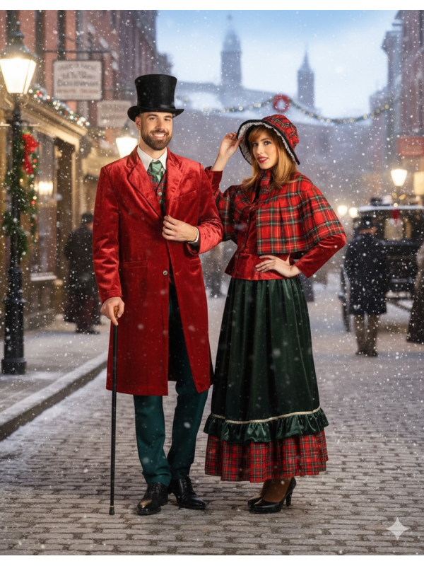Costume Dickens Homme : Élégance Victorienne pour Noël, Soirées à Thème et Théâtre