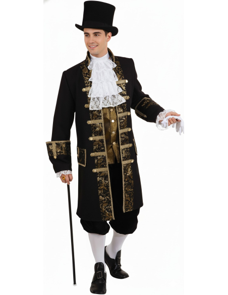 Costume Baroque : Un Hommage au Style du XVIIIe Siècle, Détails Raffinés pour une Élégance Royale