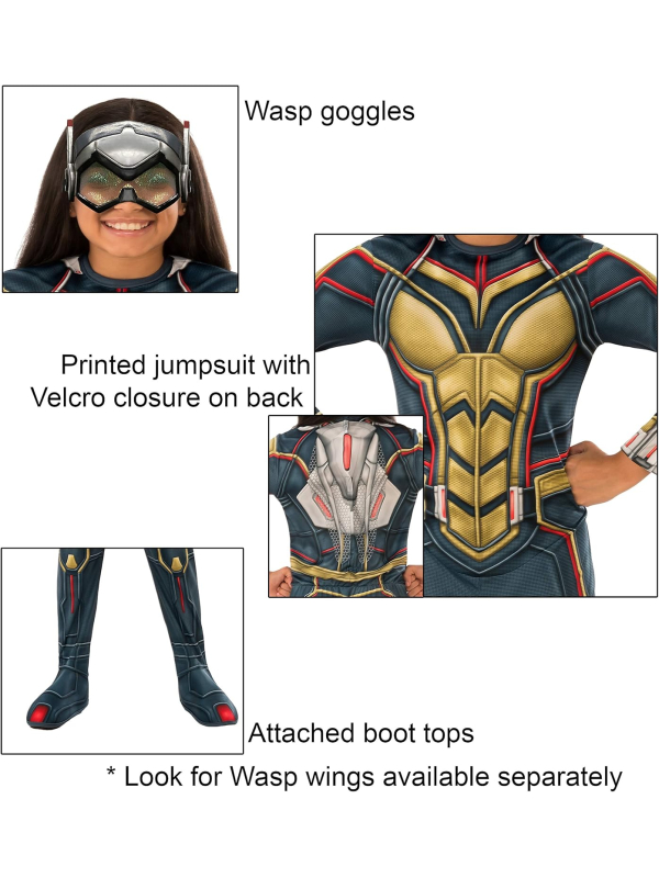 Déguisement La Guêpe Deluxe Enfant – Ant-Man et la Guêpe™ Rubie’s®