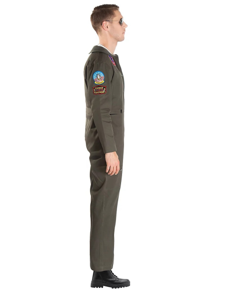 Costume Pilote de Chasse Homme – Combinaison Top Gun® Officielle Paramount