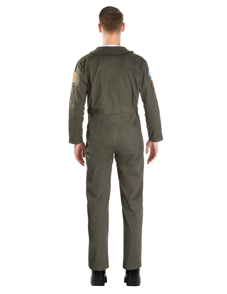 Costume Pilote de Chasse Homme – Combinaison Top Gun® Officielle Paramount