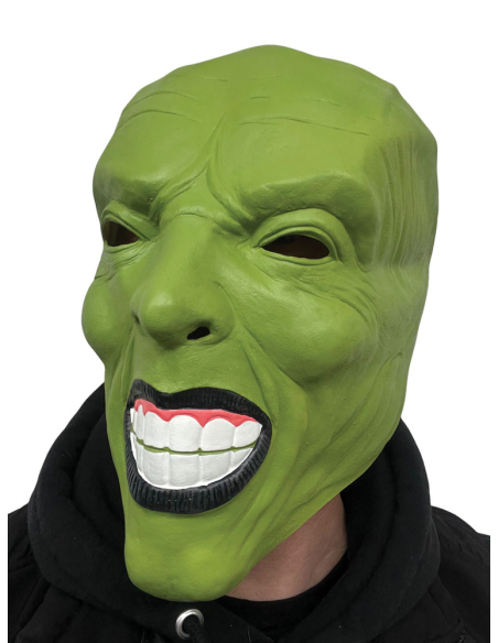 Masque Smookin’ Jim Carrey™ – The Mask en Latex Intégral par Rubber Johnnies Fx