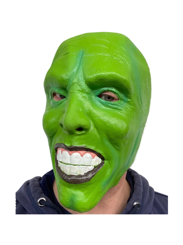 Masque Smookin’ Jim Carrey™ – The Mask en Latex Intégral par Rubber Johnnies Fx
