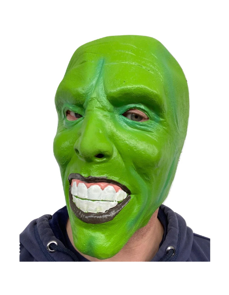 Masque Smookin’ Jim Carrey™ – The Mask en Latex Intégral par Rubber Johnnies Fx