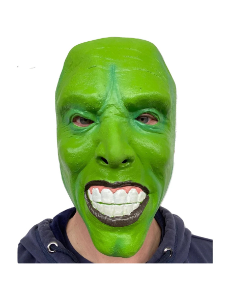 Masque Smookin’ Jim Carrey™ – The Mask en Latex Intégral par Rubber Johnnies Fx