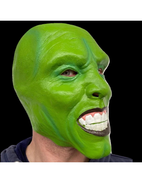 Masque Smookin’ Jim Carrey™ – The Mask en Latex Intégral par Rubber Johnnies Fx