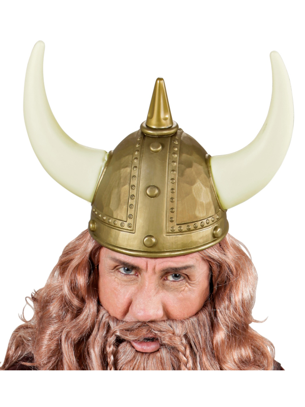 Casque Viking avec Piques et Cornes – Accessoire Guerrier pour Adulte