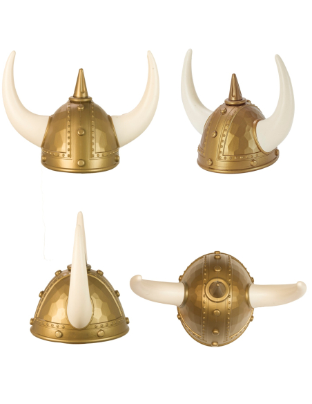 Casque Viking avec Piques et Cornes – Accessoire Guerrier pour Adulte