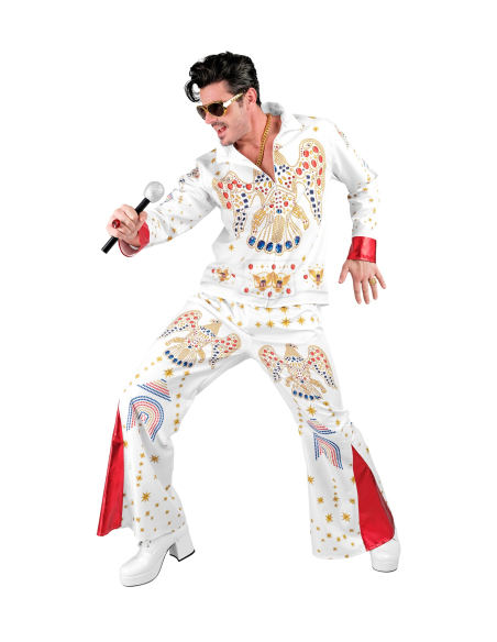 Costume Roi du Rock'n'Roll – Fast Costume Homme Style Elvis