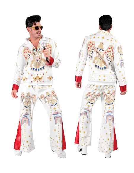 Costume Roi du Rock'n'Roll – Fast Costume Homme Style Elvis