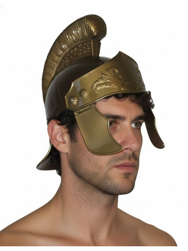 Casque Romain pour Adulte – Accessoire Antique Guerrier et Centurion