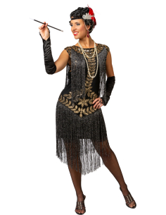 Robe Charleston Années 20 à Sequins & Franges – Glamour rétro