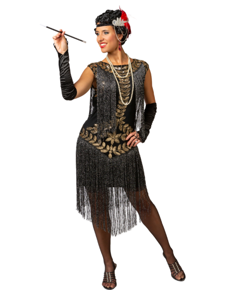 Robe Charleston Années 20 à Sequins & Franges – Glamour rétro