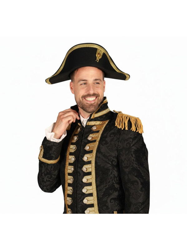 Chapeau Bicorne Amiral Napoléon - Style Historique et Authentique