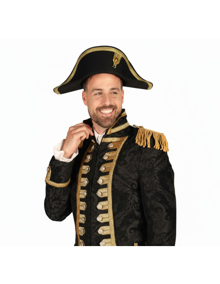 Chapeau Bicorne Amiral Napoléon - Style Historique et Authentique