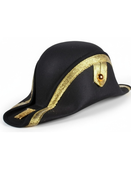 Chapeau Bicorne Amiral Napoléon - Style Historique et Authentique