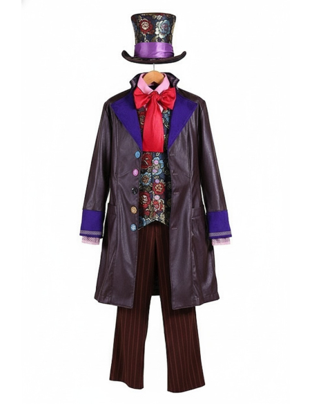 Costume du Chapelier Fou Haut de Gamme – Version Théâtre et Alice au Pays des Merveilles