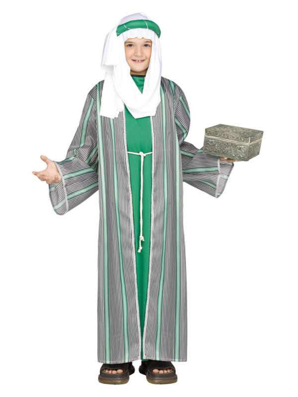 Déguisement Roi Mage Enfant – Costume de Crèche de Noël (4-8 ans & 9-12 ans)