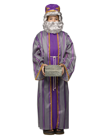 Déguisement Roi Mage Melchior Enfant – Costume Crèche de Noël (4-12 ans)