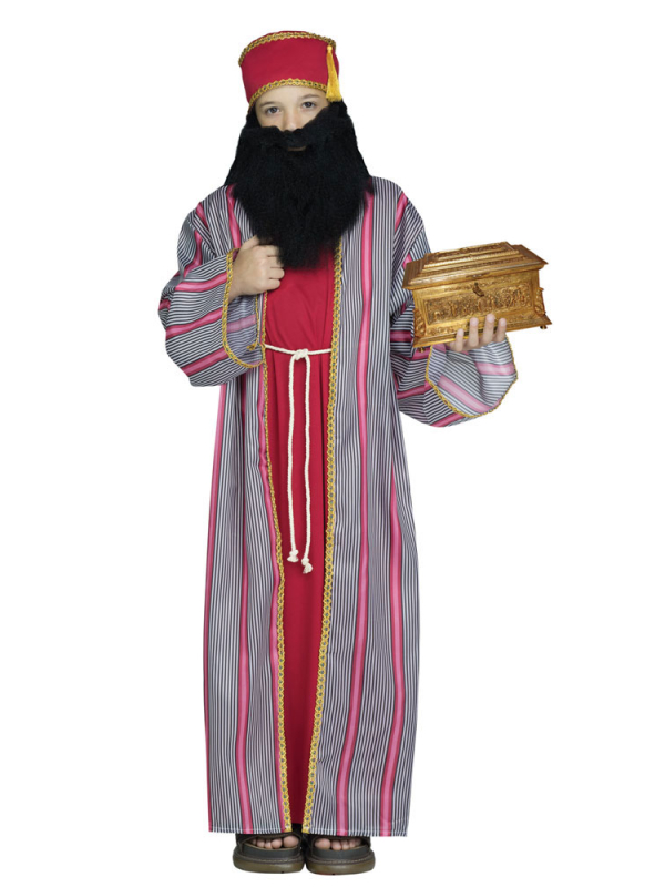 Déguisement Roi Mage Balthazar Enfant – Costume Crèche de Noël (4-12 ans)