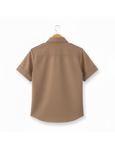 Déguisement de Scout pour Adulte – Chemise beige & bandana rouge 2