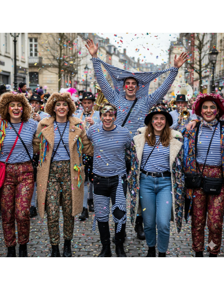 Marinière mixte XL & XXL – Carnaval de Dunkerque & esprit marin